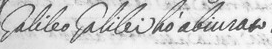 Firma nell'abiura