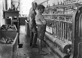 Bambini in fabbrica