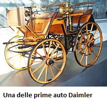 Una delle prime auto Daimler