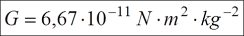 Costante gravitazionale